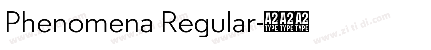 Phenomena Regular字体转换 Phenomena Regular字体转换